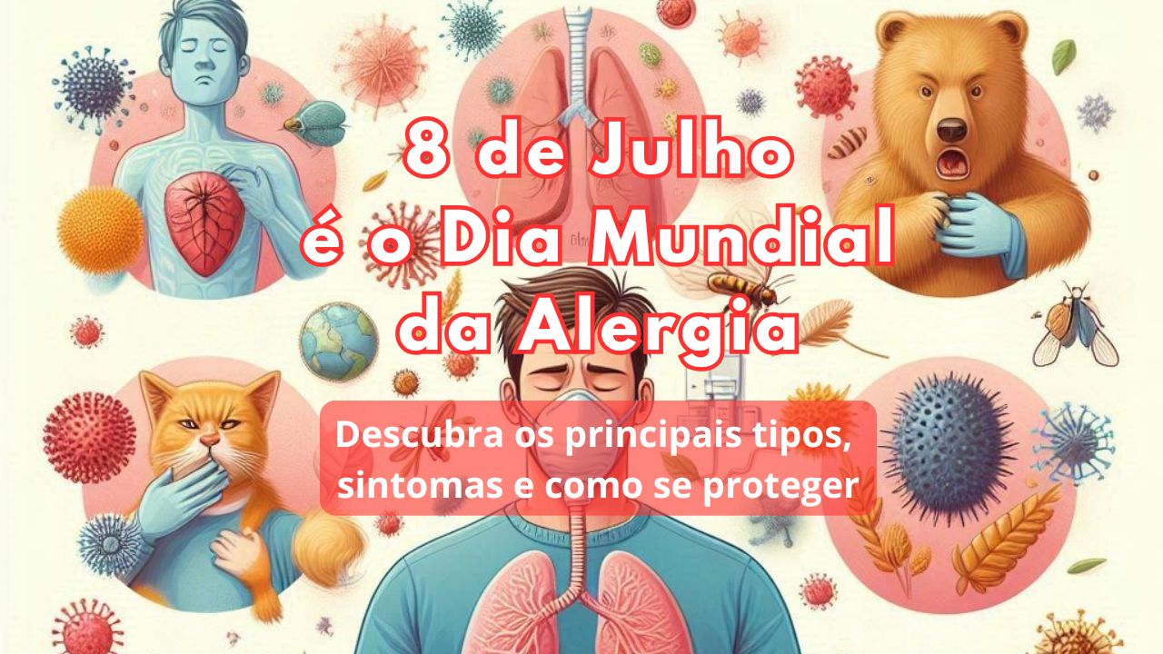 08 de Julho é o Dia Mundial da Alergia