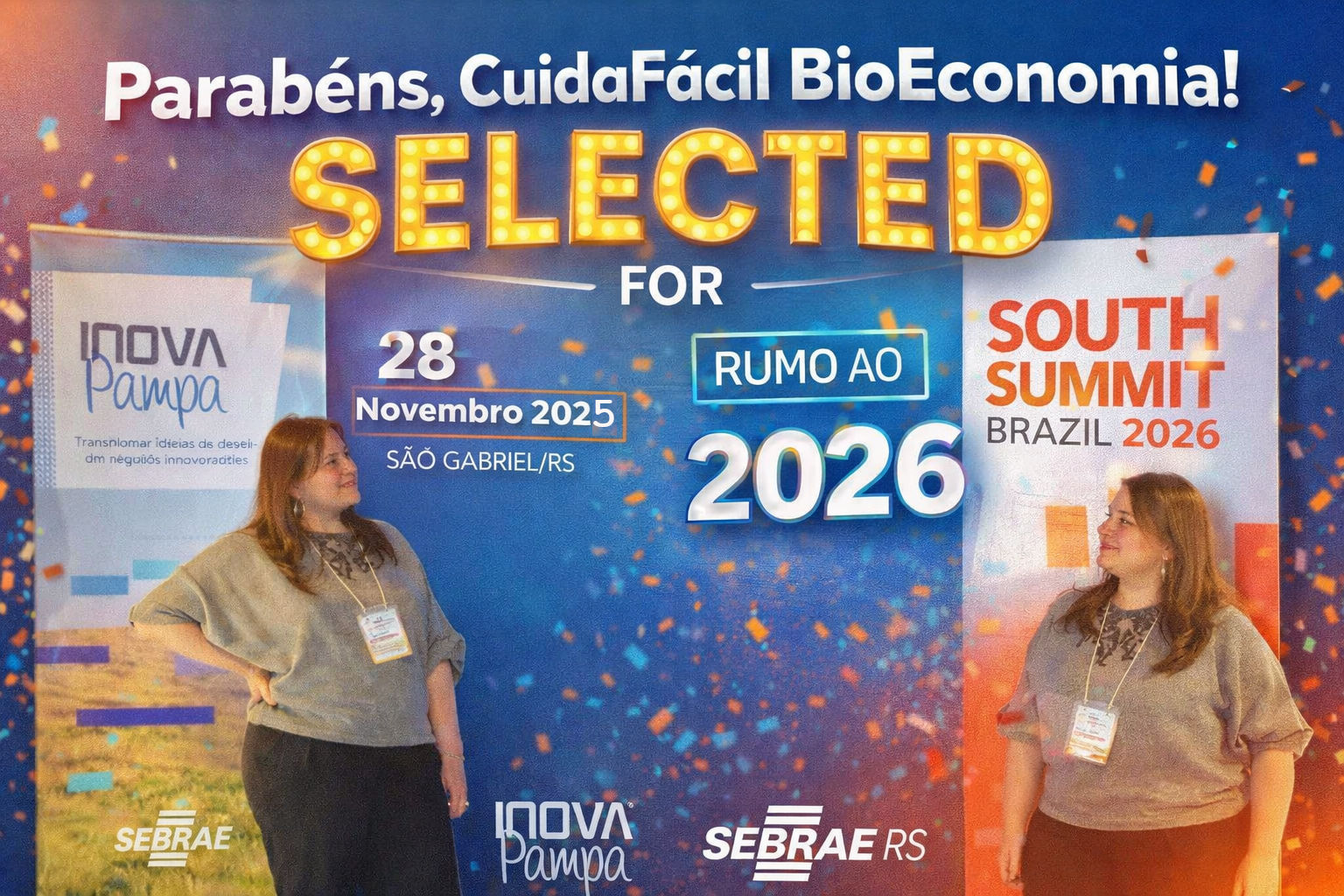 CUIDAFACIL bioeconomia ia Do Inova Pampa ao South Summit Brazil 2026