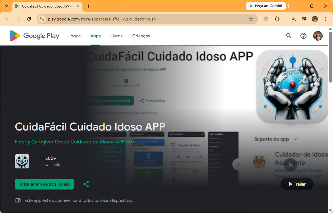 o assistente inteligente que coloca notificações, Google Agenda e relatórios de saúde na sua rotina de cuidados