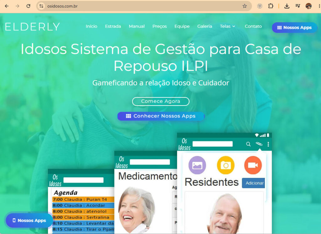 os idosos com br sistema de ilpi