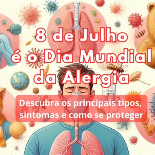 08 de Julho é o Dia Mundial da Alergia