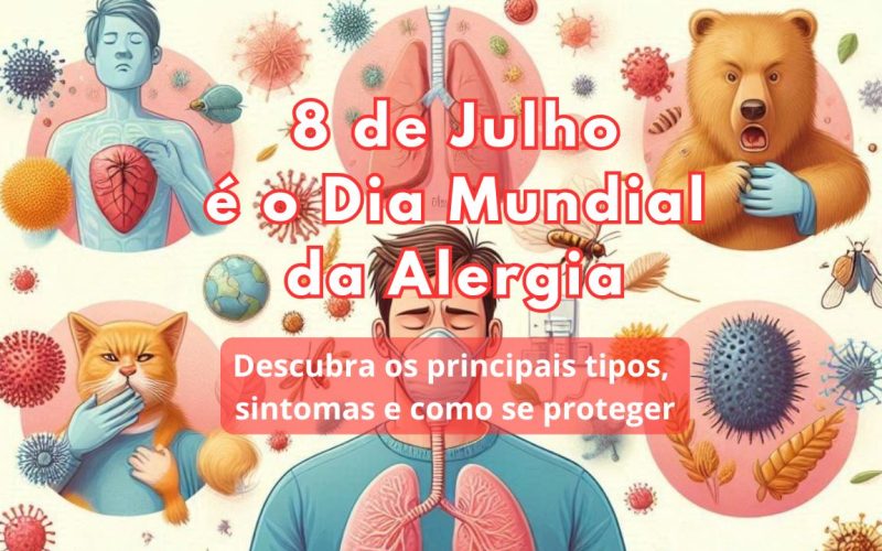 08 de Julho é o Dia Mundial da Alergia