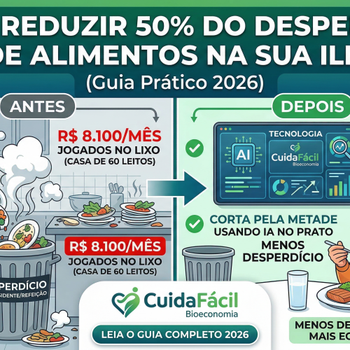 Como Reduzir 50% do Desperdício de Alimentos na Sua ILPI (Guia 2026)