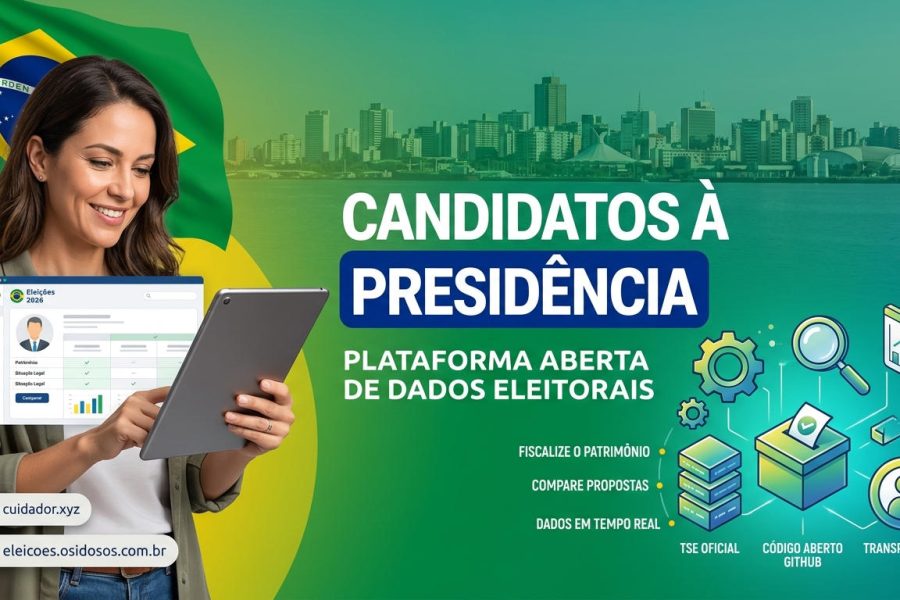 Conheça o software livre que consolida e analisa dados do TSE sobre as candidaturas à Presidência nas Eleições 2026, promovendo transparência e controle social