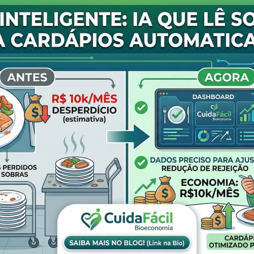Prato Inteligente IA que Lê Sobras e Ajusta Cardápios Automaticamente
