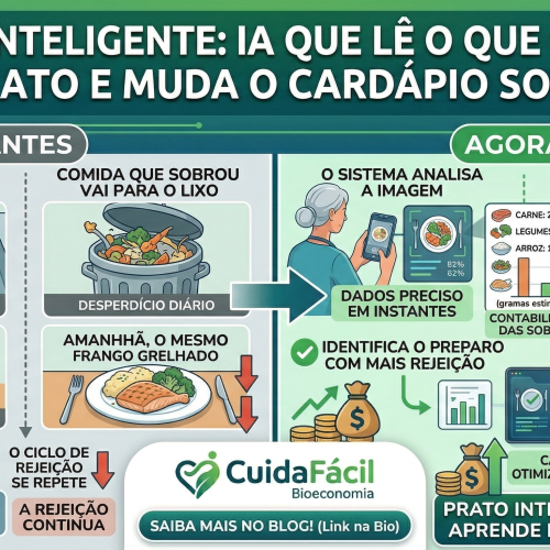 Prato Inteligente a IA que Lê o que Sobrou no Prato e Muda o Cardápio Sozinha