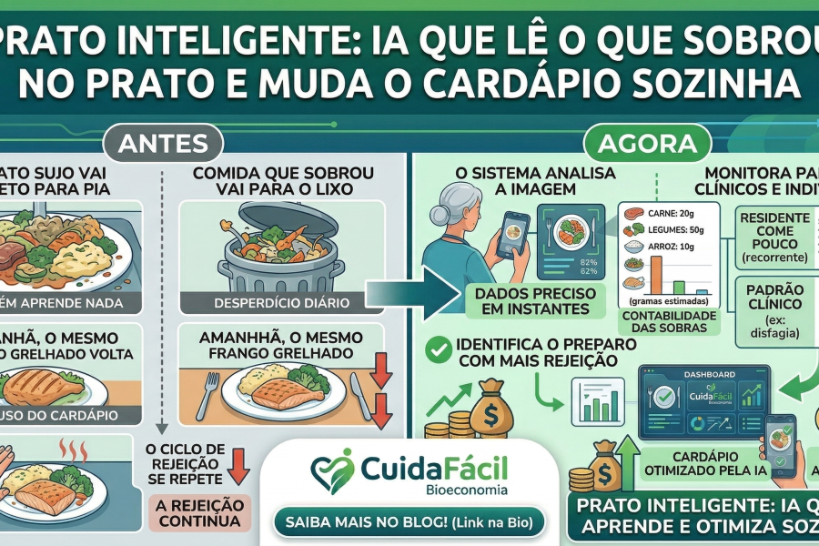 Prato Inteligente a IA que Lê o que Sobrou no Prato e Muda o Cardápio Sozinha