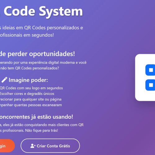 QR Code Cuidador para identificação e checagem de rotina