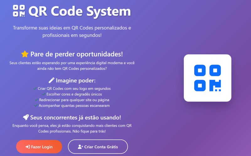 QR Code Cuidador para identificação e checagem de rotina