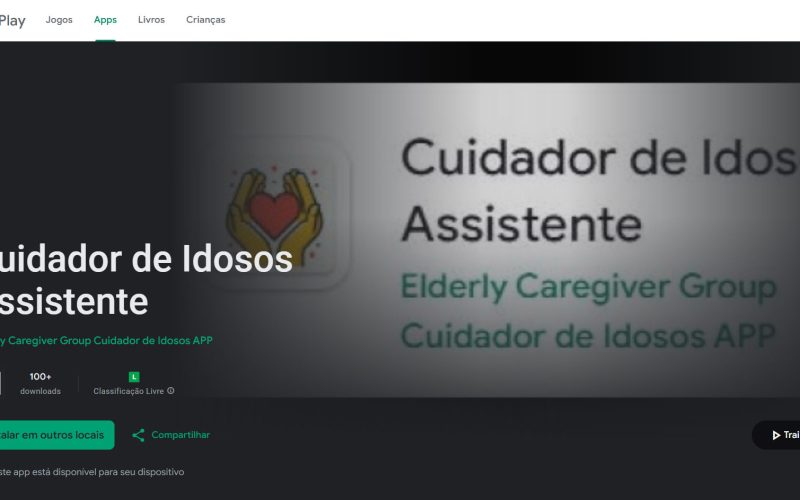 cuidador de idosos assistente app play store