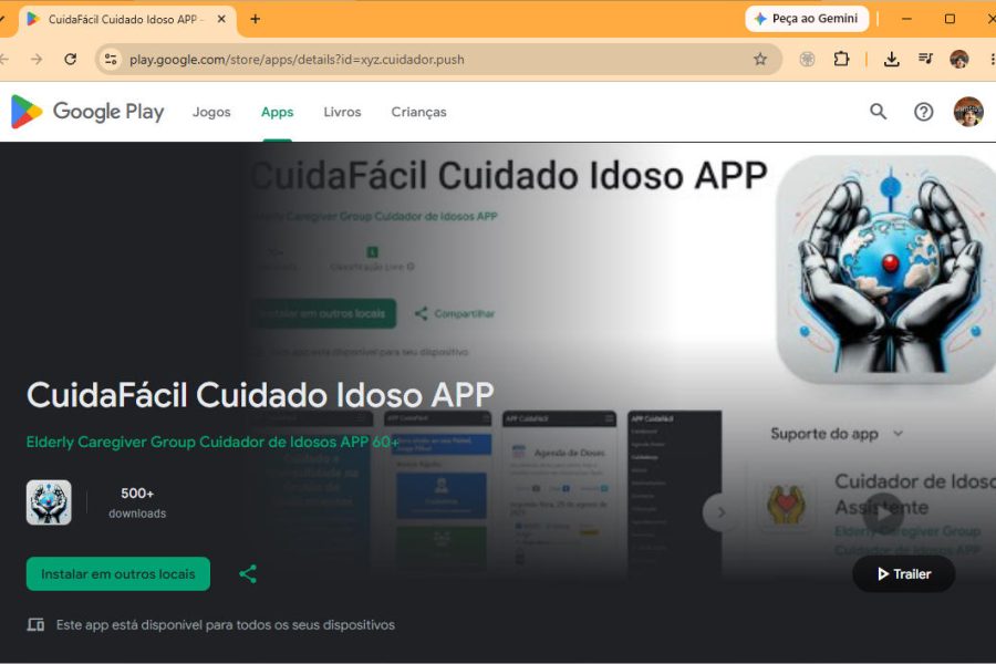o assistente inteligente que coloca notificações, Google Agenda e relatórios de saúde na sua rotina de cuidados